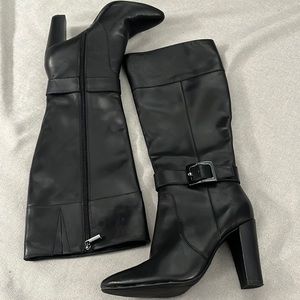 Bandolino size 9.5 heeled leather boots